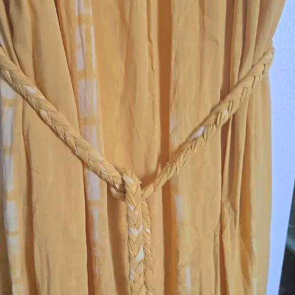 Tie Dye Yellow Maxi Dress - Picture 4 of 5